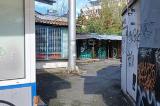 Dawne targowisko przy ul. Kopińskiej w Warszawie