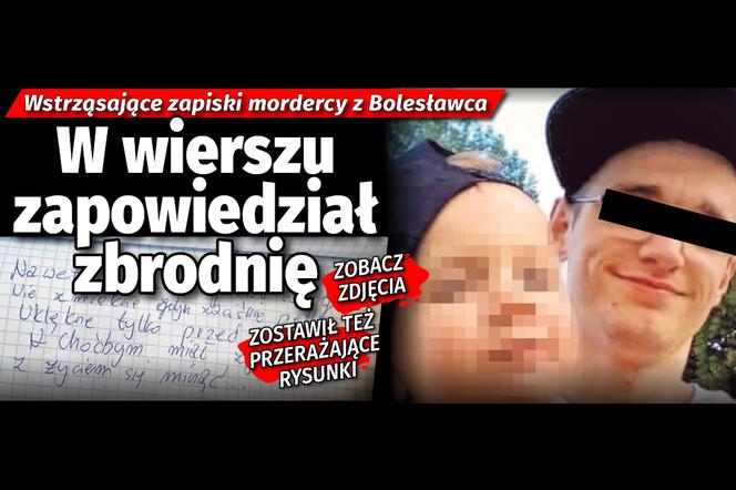 W wierszu zapowiedział zbrodnię