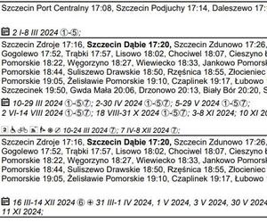 Rozkład jazdy PKP dla stacji Szczecin Główny 