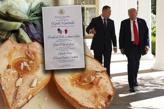 Tak wyglądał obiad Nawrockiego z Trumpem. Menu robi wrażenie!