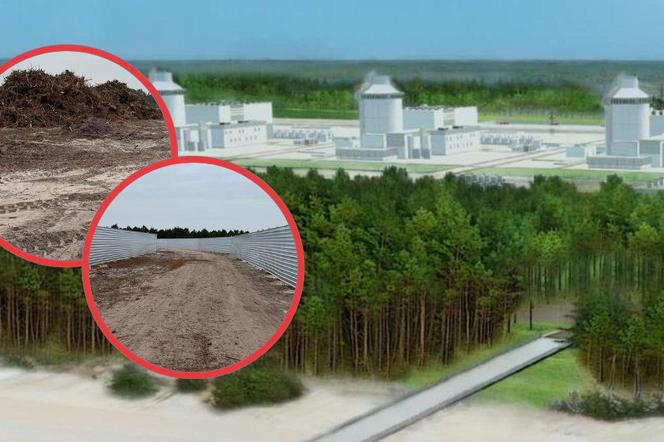 Trwają prace na terenie gdzie powstanie Elektrownia jądrowa w gminie Choczewo