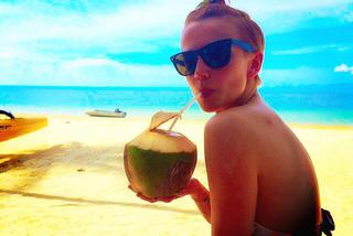 	Katarzyna Zielińska na wakacjach na Bali
