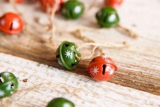 Zielone ozdoby choinkowe