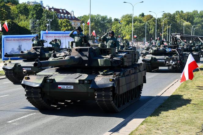 Czołgi Abrams, Leopard 2 i K2 na defiladzie Wojska Polskiego