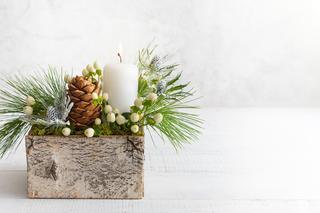 Stroiki świąteczne z szyszek - Boże Narodzenie 2023