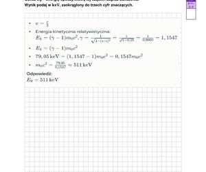 Matura 2025 fizyka rozszerzona - odpowiedzi do wszystkich zadań z arkusza CKE 20.05.2025 - Formuła 2023	