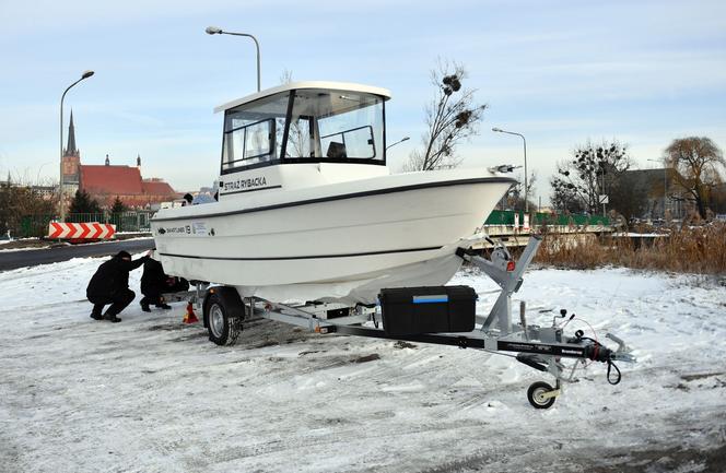 Nowa łódź patrolowa dla Społecznej Straży Rybackiej Okręgu Polskiego Związku Wędkarskiego w Szczecinie