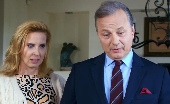 Na Wspólnej odc. 3327. Justyna Zakościelna (Magdalena Kacprzak), Andrzej Zakościelny (Dariusz Niebudek)