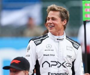 Brad Pitt na planie filmu F1