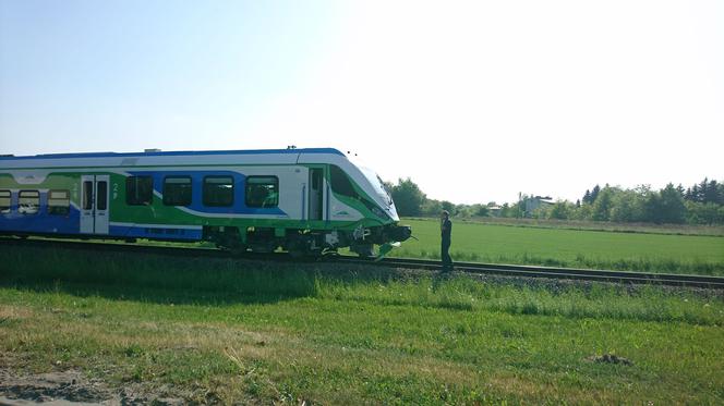 Rzeszów: Nissan wjechał pod szynobus