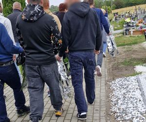 Pogrzeb Grzegorza G., który zginął w Nowem