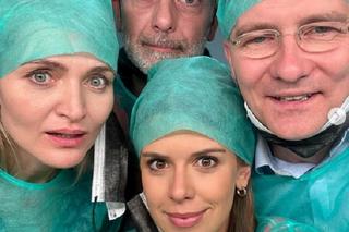 Na sygnale po wakacjach 2023. Artur Góra (Tomasz Piątkowski), Beata (Justyna Sieniawska), Martyna (Monika Mazur), Wiktor Banach (Wojciech Kuliński) na planie