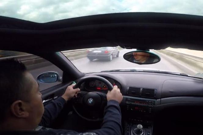 Lans w BMW skończył się wypadkiem