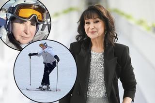 Krystyna Giżowska szaleje na nartach. Bała się, że stanie się najgorsze 