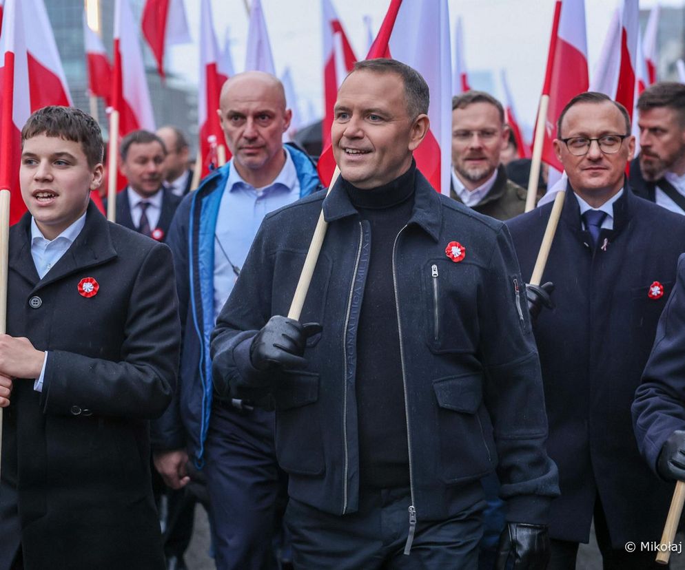 Karol Nawrocki na Marszu 2025