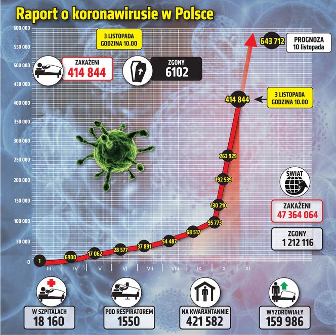 Koronawirus w Polsce - 03.11.2020