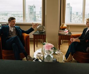 Rodzinka.pl 17 sezon odcinek 288 (odc. 1). Natalia (Małgorzata Kożuchowska), terapeuta (Karol Dziuba)