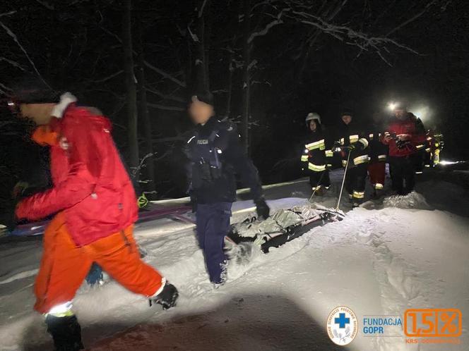 Akcja GOPR w Beskidach. Odnaleziony turysta prawie zamarzł na śmierć