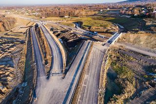 Zakręt idiotów przechodzi do historii. Trwają prace przy budowie trasy S1 Dankowice - Bielsko-Biała