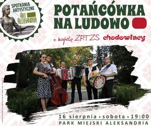 Parkowa potańcówka na ludowo z kapelą zespołu „Chodowiacy”