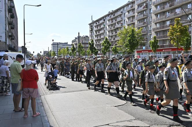 80. rocznica Powstania Warszawskiego. Marsz Mokotowa