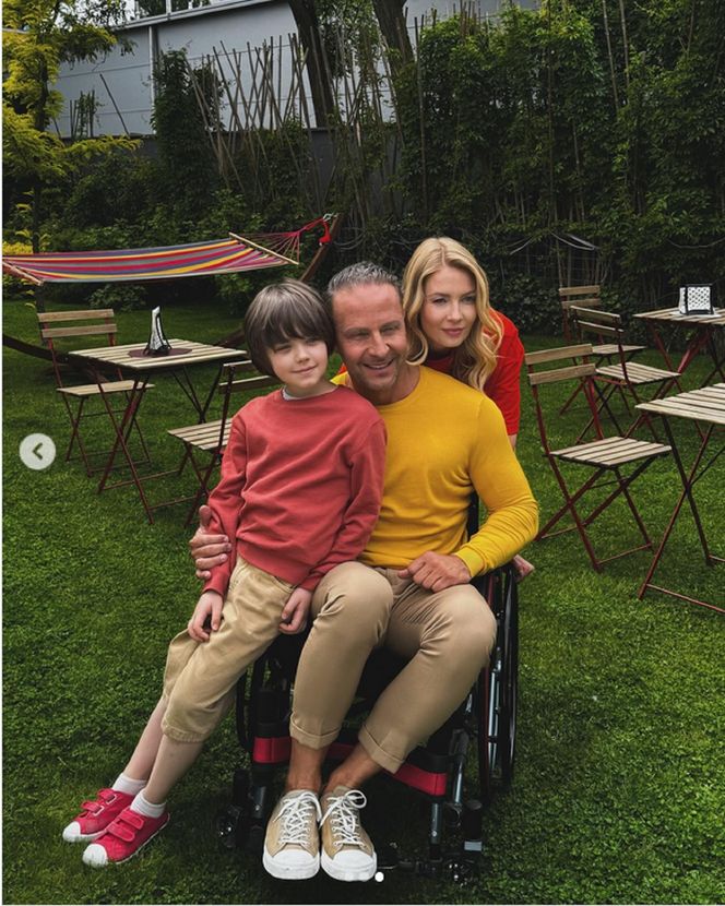 Barwy szczęścia na planie. Mateuszek (Filip Kowalewicz), Dominika (Karolina Chapko), Sebastian (Marek Krupski)