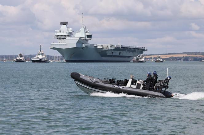 Brytyjski lotniskowiec HMS „Queen Elizabeth" 