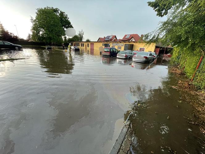 Podtopienie w Choszcznie 