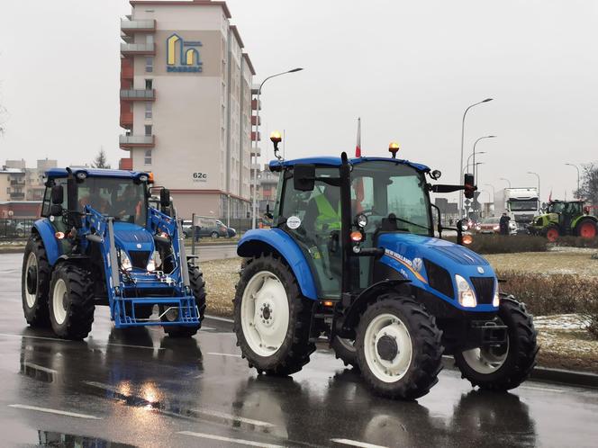 Protest rolników w naszym regionie 