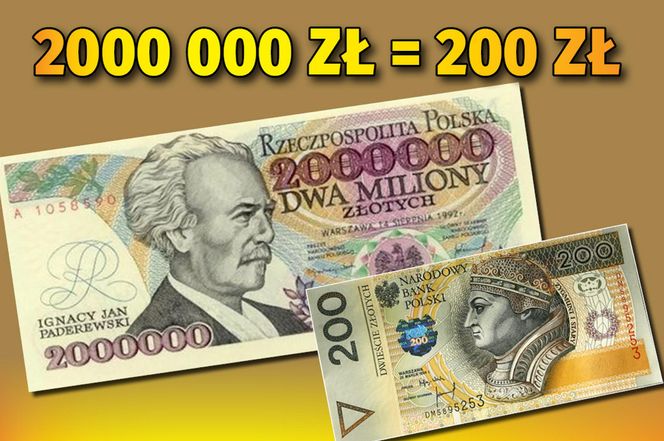 denominacja/banknoty PRL