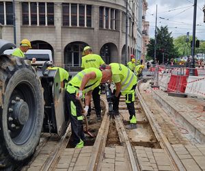 Utrudnienia dla pasażerów. Ulica Gdańska bez tramwajów