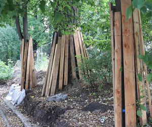 Rewitalizacja parku Bronowickiego w lublinie - postęp prac na koniec lipca 2025