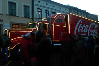 Ciężarówka Coca-Coli w Rzeszowe