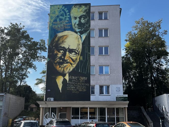 Nowy mural przy Marii Skłodowskiej-Curie 8 w Białymstoku