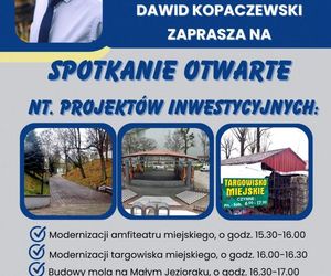 Władze Iławy zapraszają mieszkańców na spotkanie dotyczące czterech inwestycji