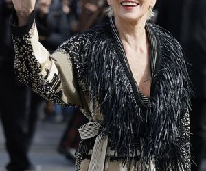 Sharon Stone podczas Milan Fashion Week 2025