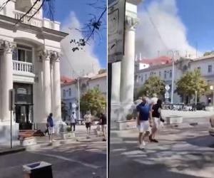 Wybuchy i syreny w Sewastopolu. Od siły uderzenia drżały szyby w oknach
