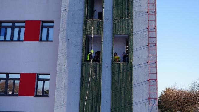 Strażacy w Krakowie przeprowadzili ćwiczenia dla dziennikarzy