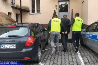 Napad na bank w Bochni. 37-latek zatrzymany, miał przy sobie skradzione pieniądze [WIDEO]