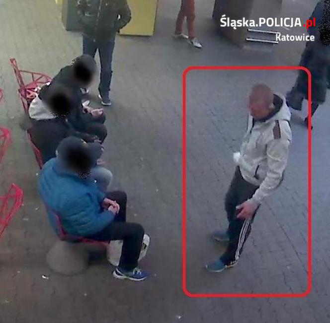 Dresiarz brutalnie pobił mężczyznę na dworcu w Katowicach. Wszystko nagrały kamery monitoringu [ZDJĘCIA]