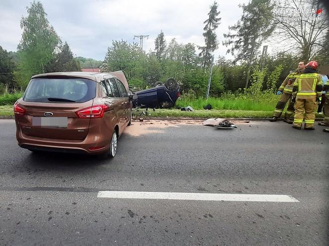 Czołowe zderzenie w Wodzisławiu Śląskim