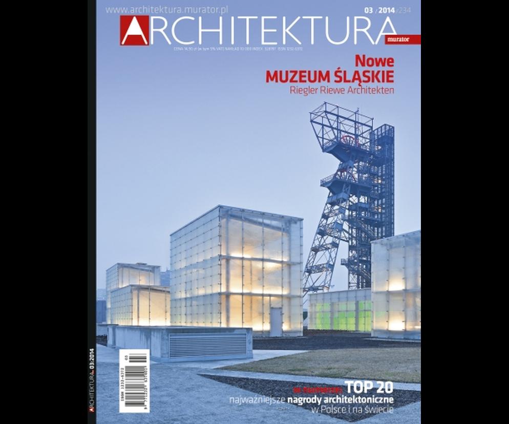 Okładka Miesięcznik Architektura 03/2014