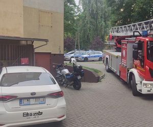 39-latek wjechał w rabatkę przy bloku i uciekł do swojego mieszkania. Później było tylko gorzej