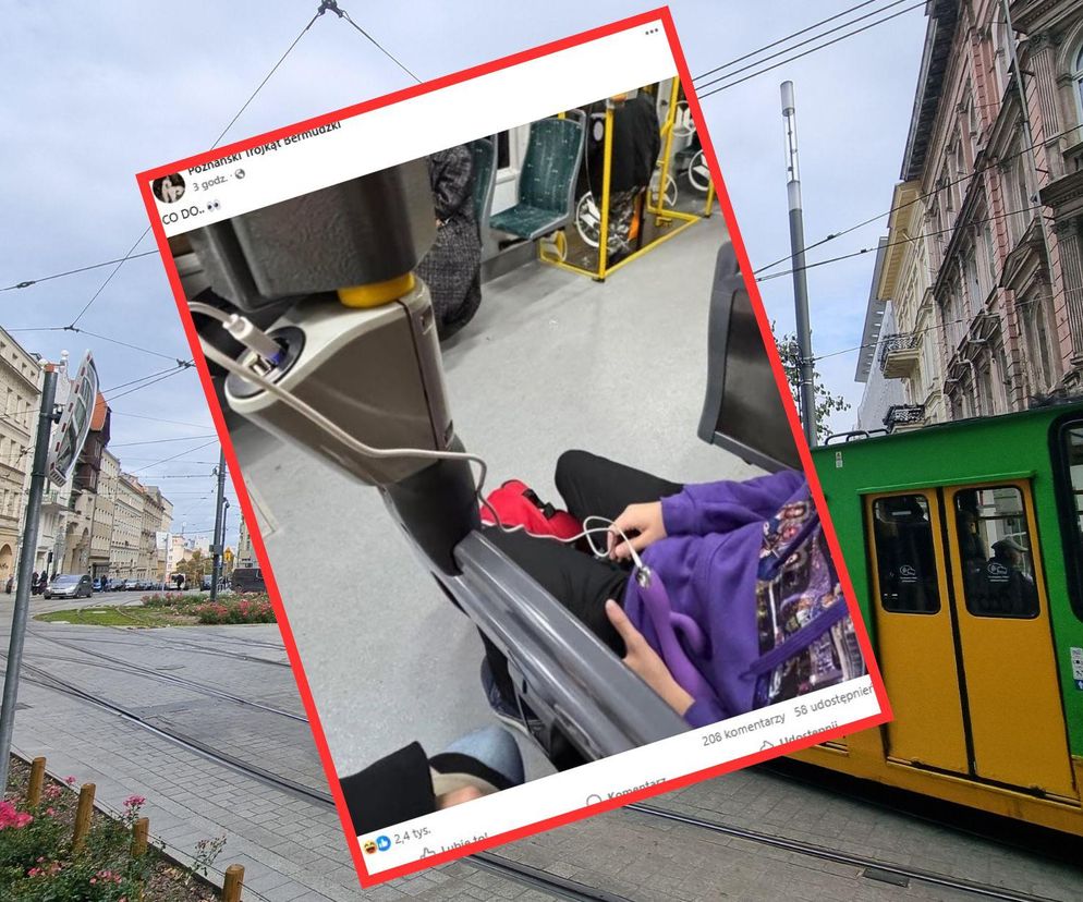 Poznań. Pasażer ładował wibrator w tramwaju