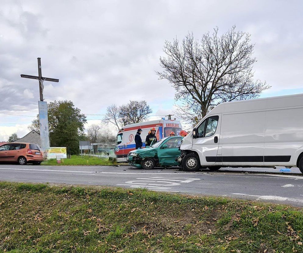 Wypadek DK46 w powiecie częstochowskim