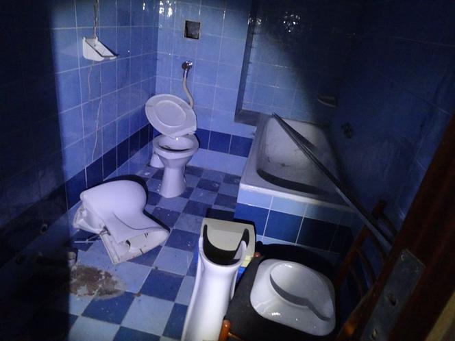 Opuszczony pensjonat w górach