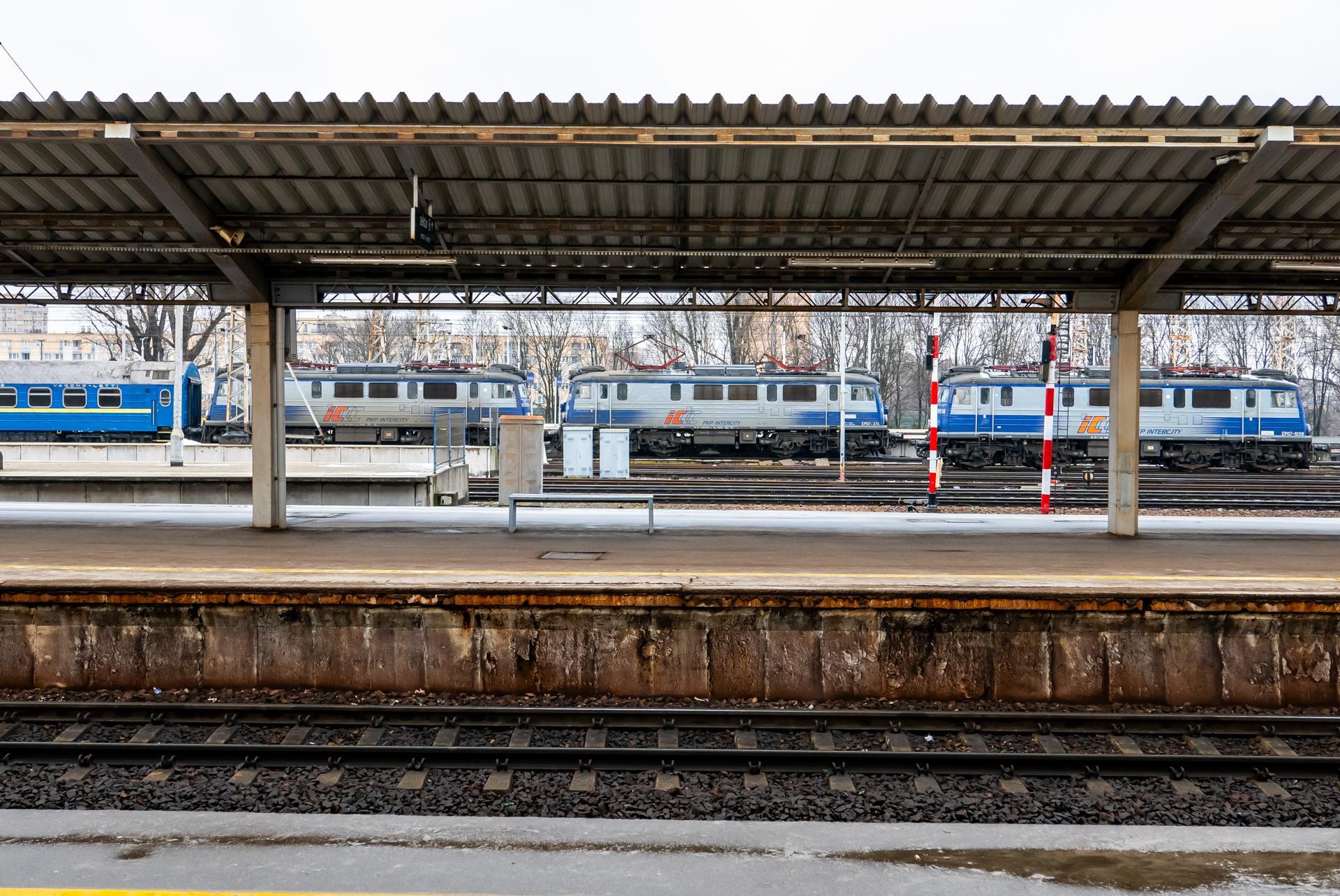 Dworzec PKP Warszawa Wschodnia przed przebudową w ramach remontu linii średnicowej