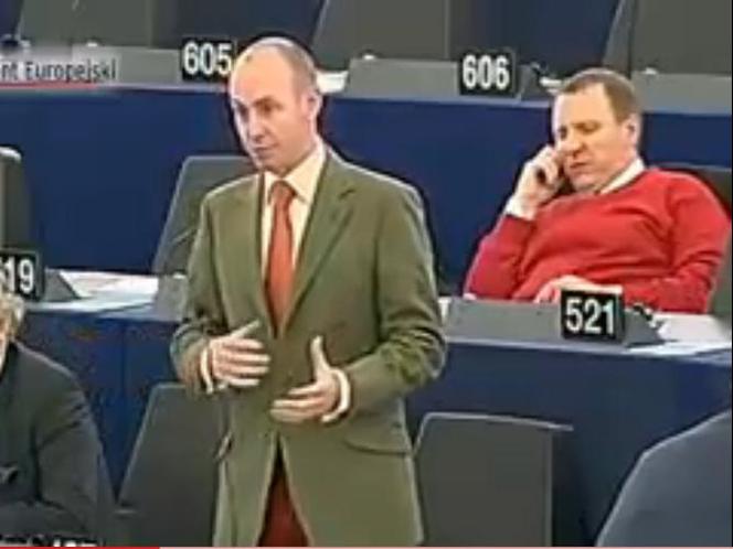 Jacek Kurski przyłapany przez kamerę