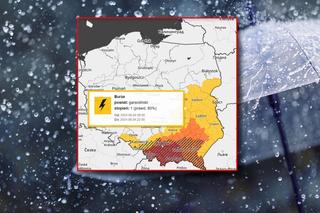 Kataklizm pogodowy w Małopolsce! Mapa zagrożeń na czerwono. Najwyższy alert IMGW