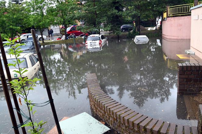 Ulewne deszcze zalały ulice Szczecina
